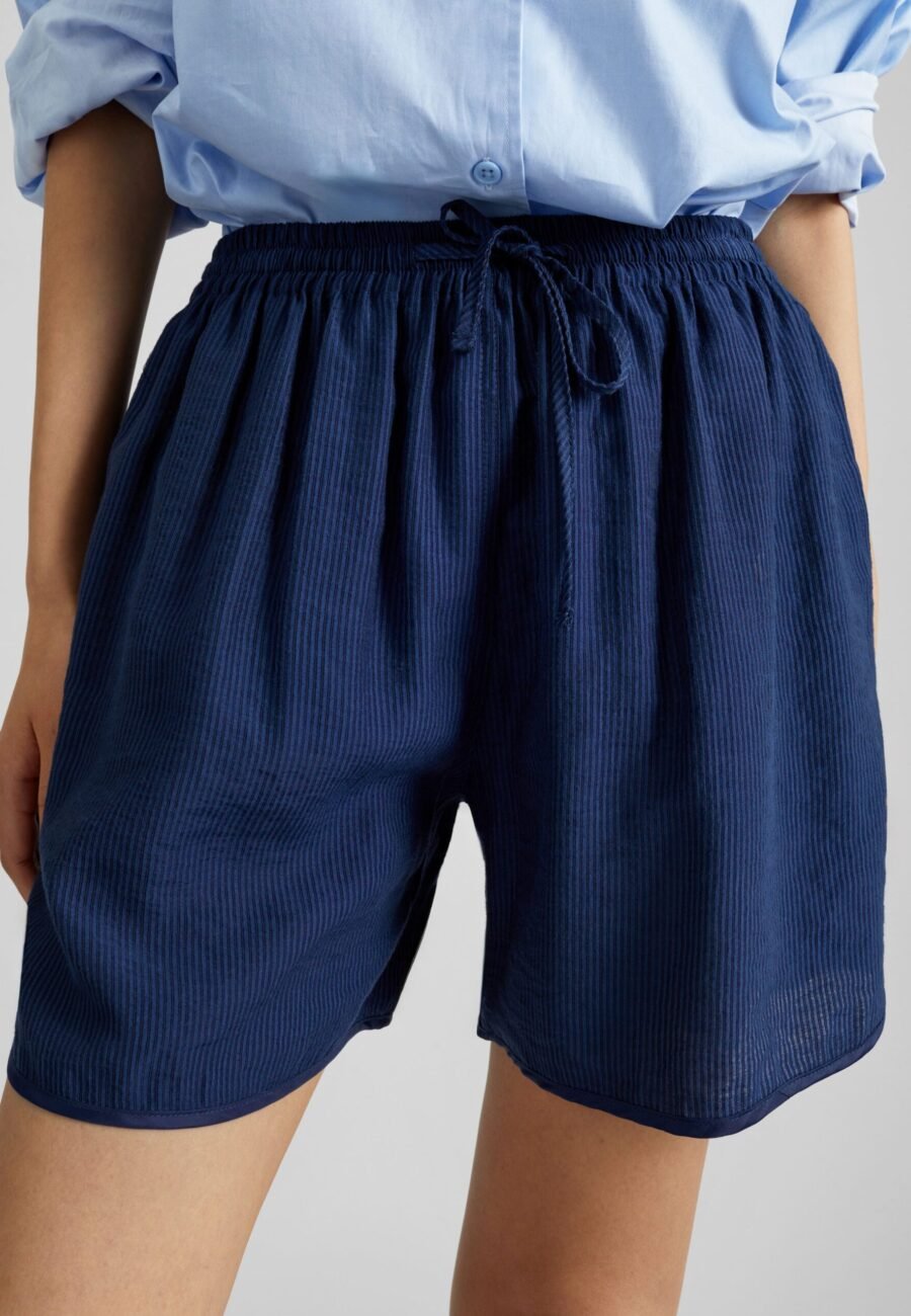 Coria Boxer Shorts - Navy Stripe