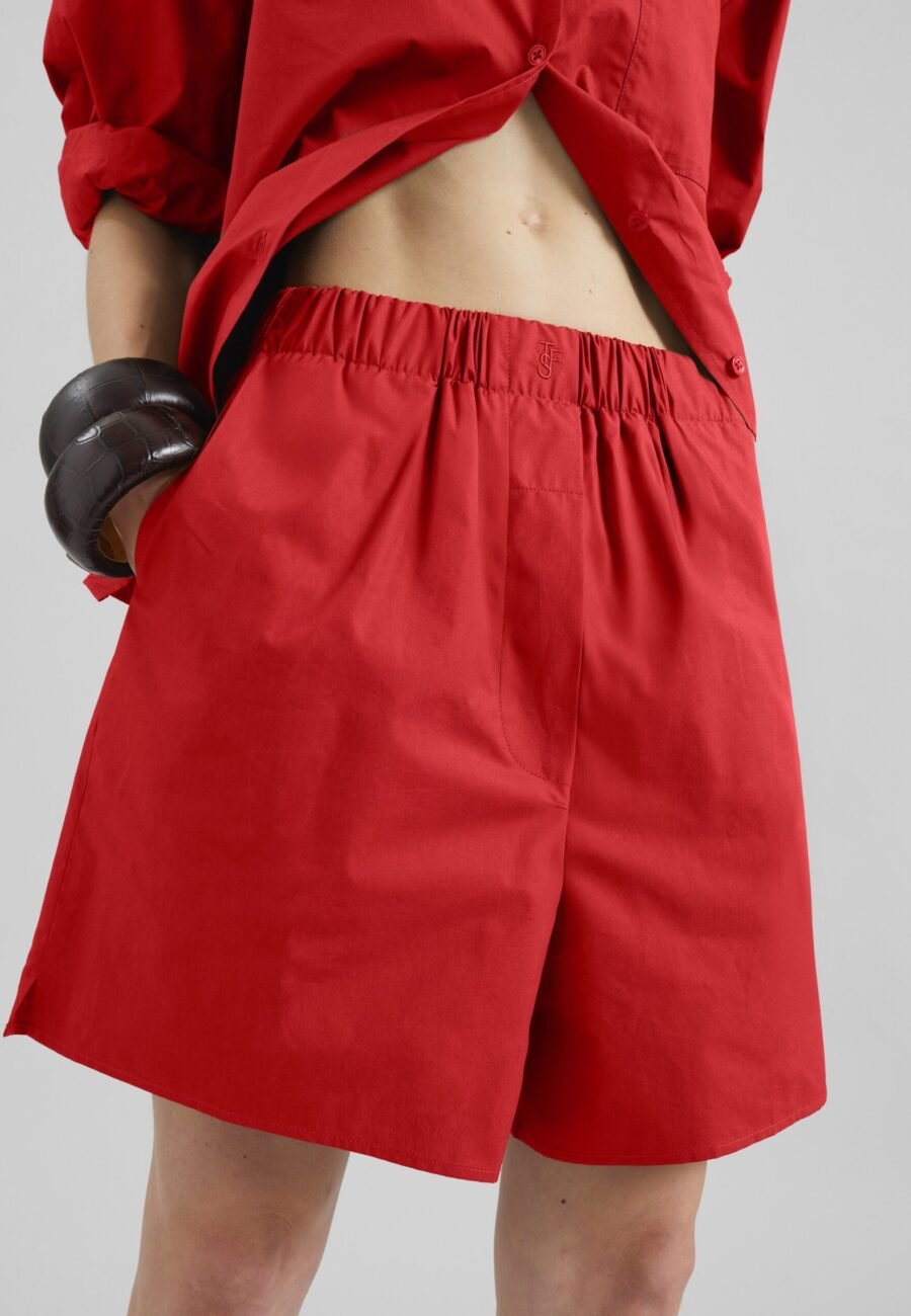 Lui Organic Cotton Boxer Shorts - Red