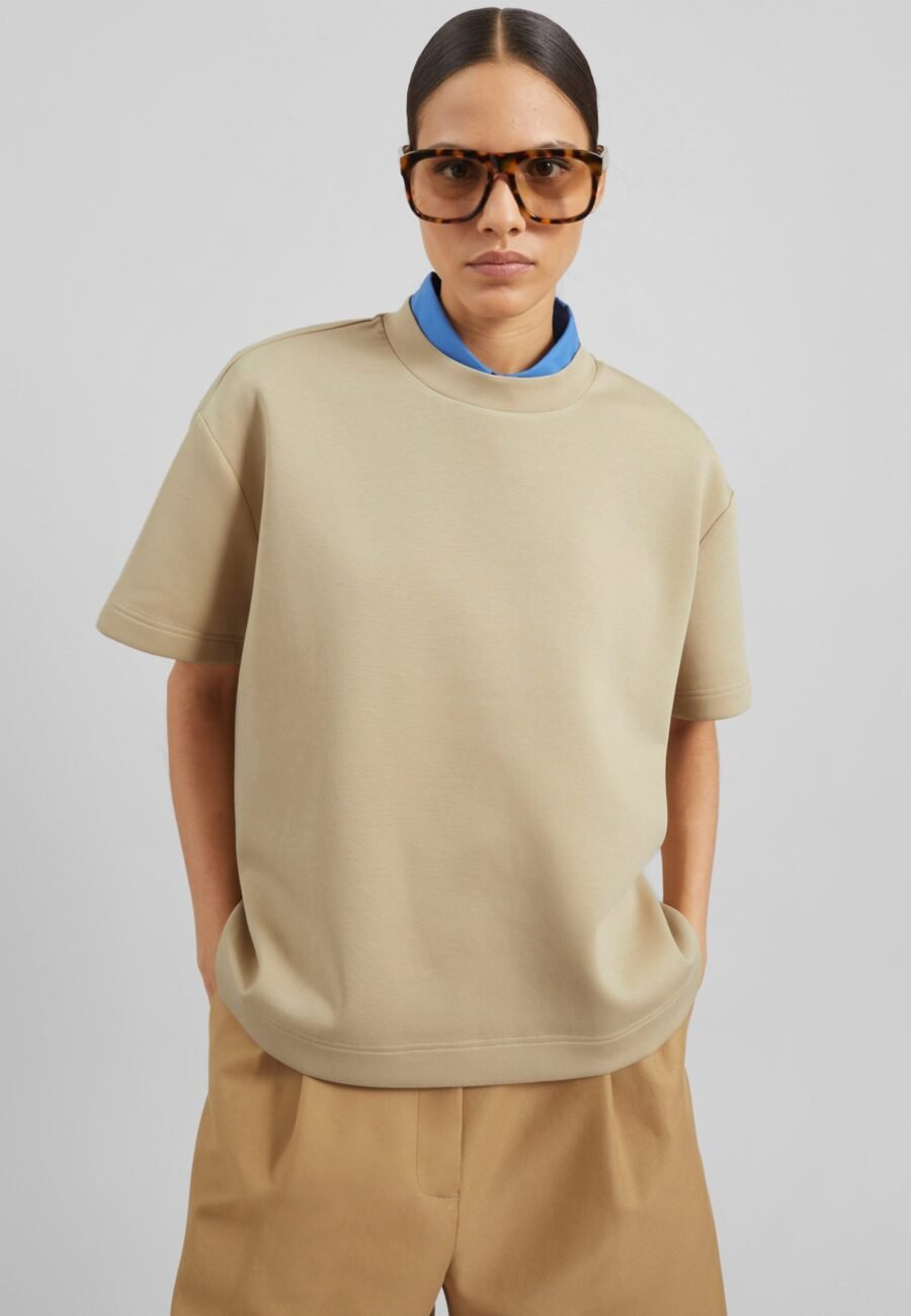 Scoob Boxy T-Shirt - Beige